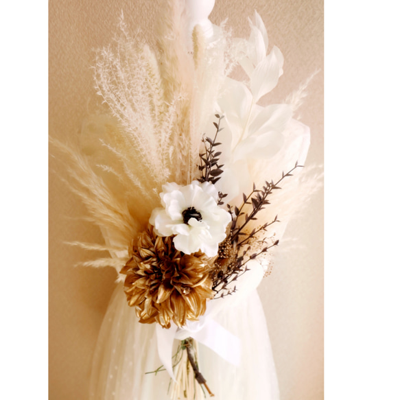 ウェディングブーケ、ブートニア、お着物用ブーケ、和装ブーケ ブーケ