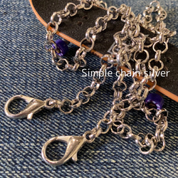 Simple Maskchain silver 1枚目の画像