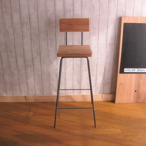 カウンターチェア　アイアン　杉板 人気・おすすめ｜使いやすい・旅行におすすめ 品質保証 全国発送 正規品・日本国内発送・安心保証付き