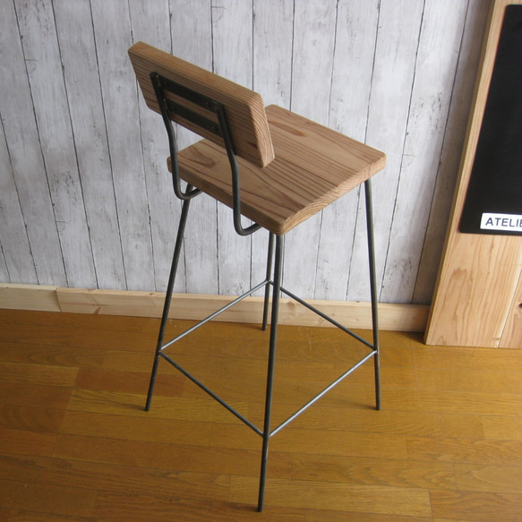 カウンターチェア　アイアン　杉板 人気・おすすめ｜使いやすい・旅行におすすめ 品質保証 全国発送 正規品・日本国内発送・安心保証付き