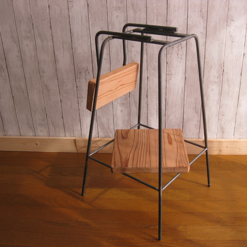 カウンターチェア アイアン 杉板 椅子（チェアー）・スツール Atelier 