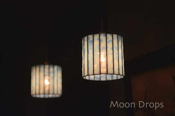 TAKAKOSAKAMOTO様　ご注文【送料無料】Moon Drops Lamp 1　雪花（ペンダントタイプ S）２個 3枚目の画像