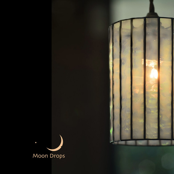 明二子様　ご注文　【送料無料】 Moon Drops Lamp 雪花（ペンダントタイプM） 3枚目の画像