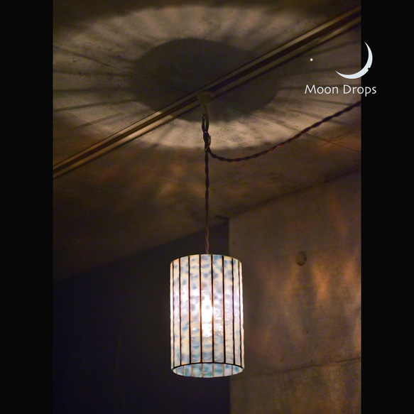 lchuang様ご注文　【送料無料】 Moon Drops Lamp 雪花（ペンダントタイプM） 5枚目の画像