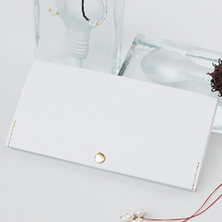SMART LONG WALLET / white (cow leather) 第1張的照片