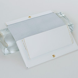 SMART LONG WALLET / white (cow leather) 第3張的照片