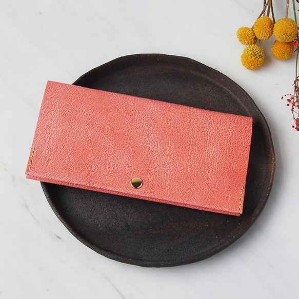 SMART LONG WALLET / PINK（Goat leather） 第2張的照片