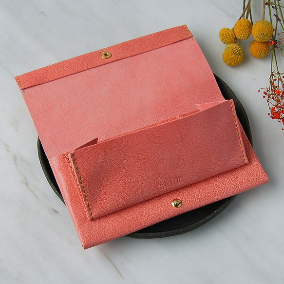 SMART LONG WALLET / PINK（Goat leather） 第4張的照片