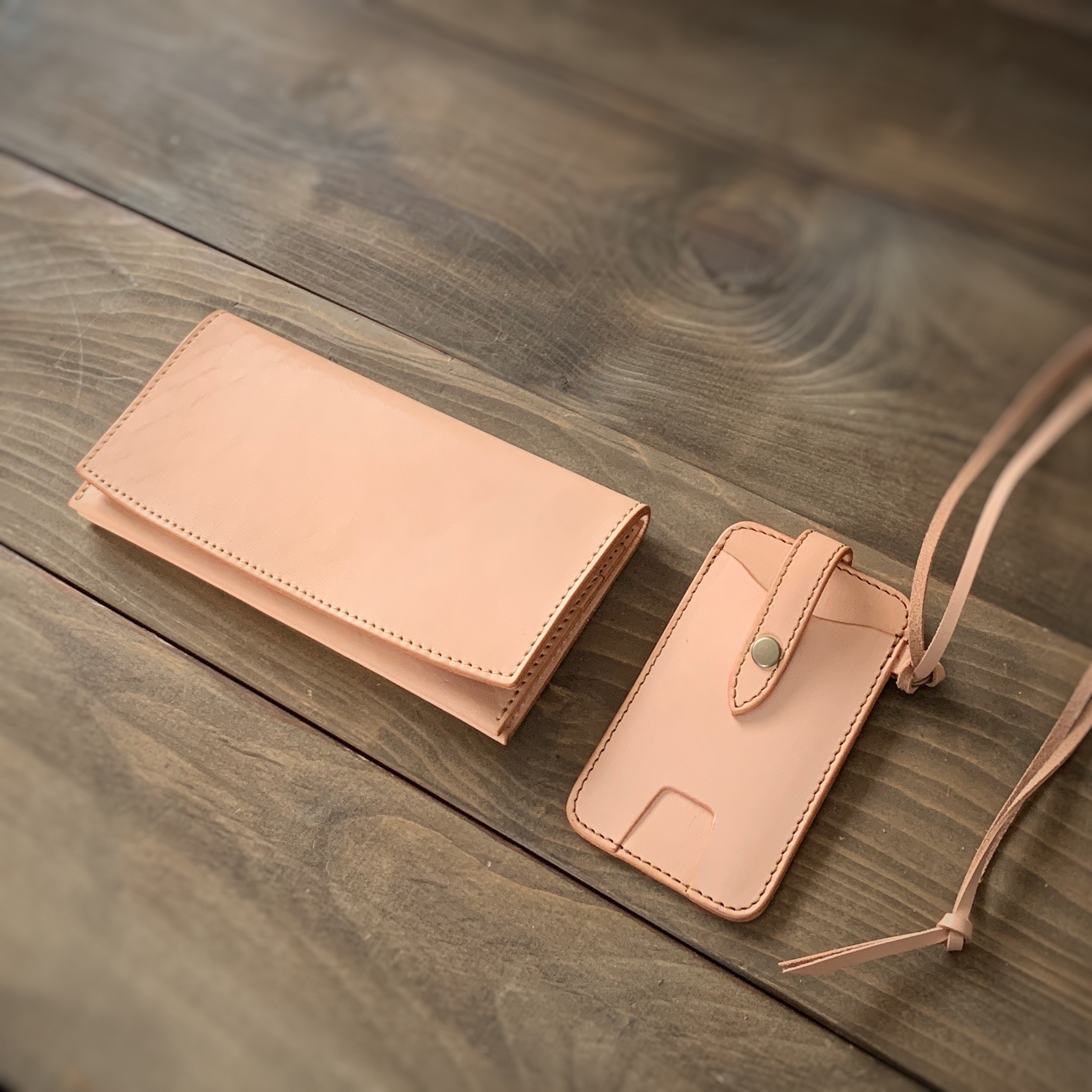 数量限定1点 福袋 ヌメ革セット 札入れ パスケース