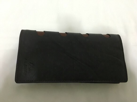 牛革の長財布  ( Leather Wallet ) 2枚目の画像