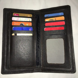 牛革の長財布  ( Leather Wallet ) 4枚目の画像