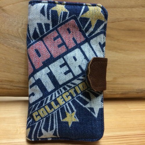 ☆6–13 HYSデニム リメイク iPhone6.6s 手帳型カバー スマホケース  