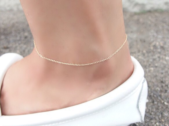 [14kgf] Rope chain anklet 第3張的照片