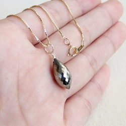 [14kgf] Dew drop Pyrite : 2WAY box chain 第3張的照片