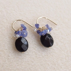 [14kgf] 2WAY Onyx × tanzanite 1枚目の画像