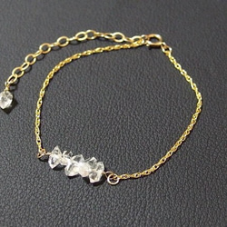 [14kgf] Harkimer diamond : Line bracelet 第2張的照片