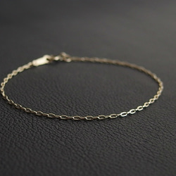 [14kgf] Rectangle chain bracelet 1枚目の画像