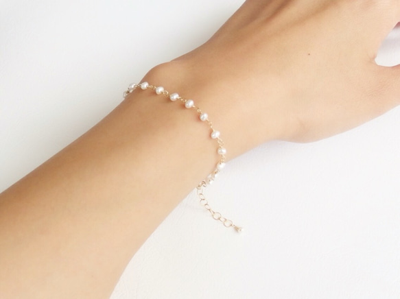 [14kgf] Pearl bracelet 4枚目の画像