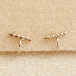 [14kgf] Spirals : earrings 4枚目の画像