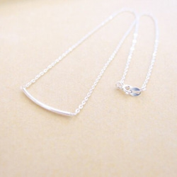 [Silver925] Tube necklace 1枚目の画像