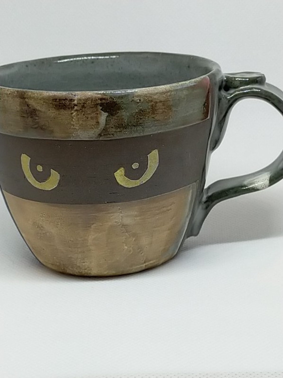 猫目のコーヒーカップ 3枚目の画像