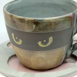 猫目のコーヒーカップ 5枚目の画像