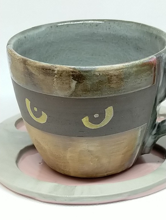 猫目のコーヒーカップ 5枚目の画像