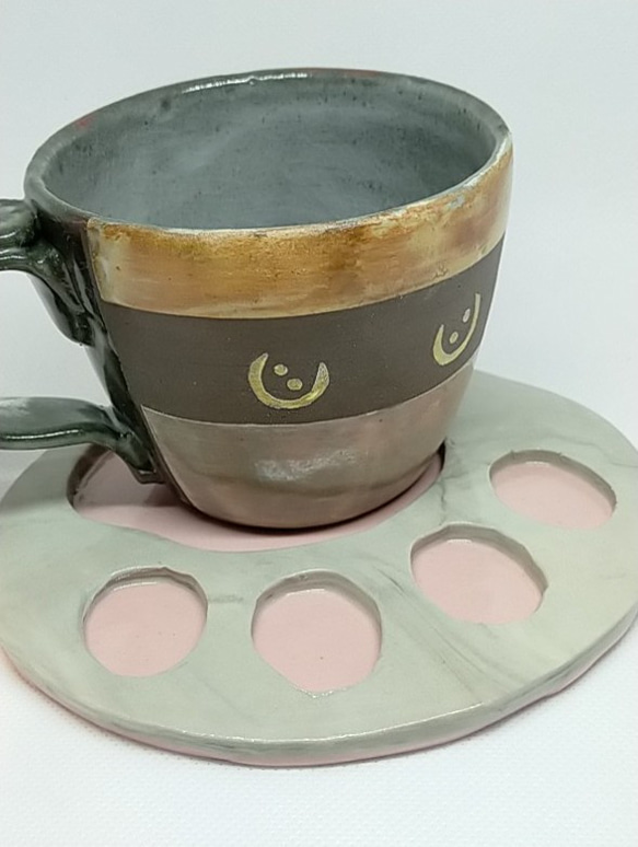 猫目のコーヒーカップ 6枚目の画像