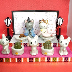 猫（ねこ） ひな人形・雛飾り のおすすめ人気通販｜Creema(クリーマ