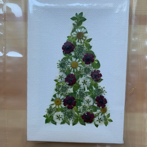 押し花のクリスマスツリー | ガーデンムジカ