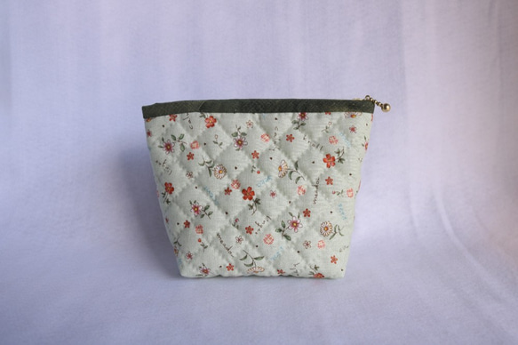 スーちゃんのファスナーポーチ（グリーン） 2枚目の画像