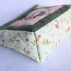 スーちゃんのファスナーポーチ（グリーン） 4枚目の画像