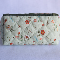 スーちゃんのファスナーポーチ（グリーン） 5枚目の画像