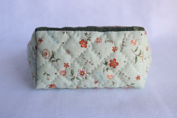 スーちゃんのファスナーポーチ（グリーン） 5枚目の画像