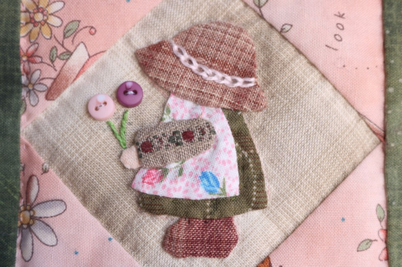 スーちゃんのファスナーポーチ（グリーン） 6枚目の画像