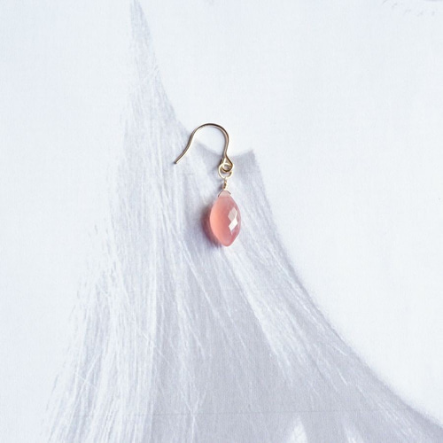 インカローズのシンプルピアス/K14GF ピアス（フック・チェーン） Lufu  