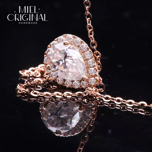 特注 】最高級モアサナイト / バタフライピアス 特注】最高級