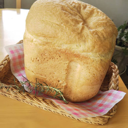 誰でも簡単♪パン焼き機でハーブブレッド【花薄荷オリジナルハーブパン生地】 2枚目の画像