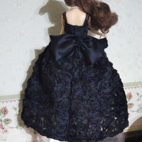 ジェニーちゃんのブラックローズのドレス その他人形 ami 通販