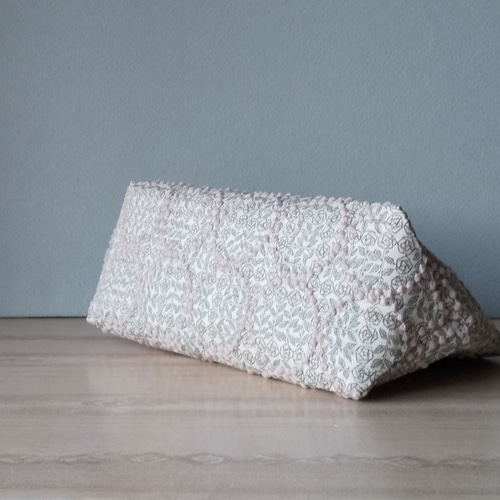 ミナペルホネン ハンドメイドさんかくまちポシェット(タンバリン