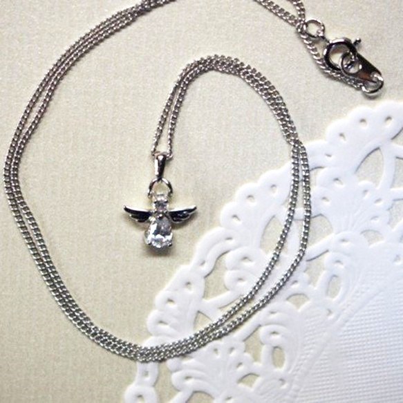 再販 キラキラ天使のネックレス 2枚目の画像