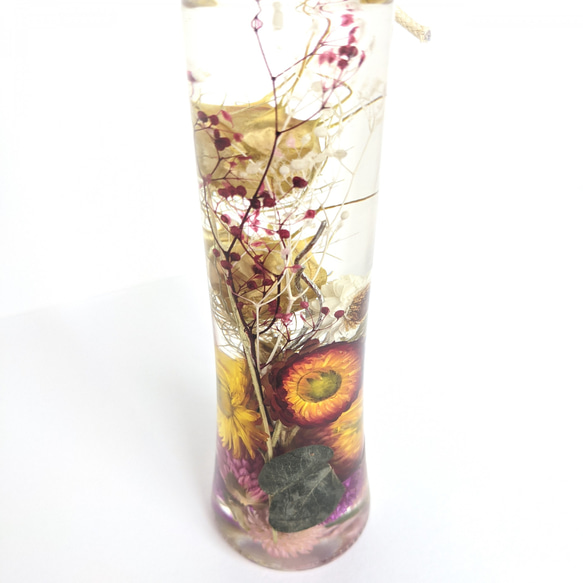 【選べるボトル蓋】ニゲラの花畑 ✺ ハーバリウムボトル 3枚目の画像