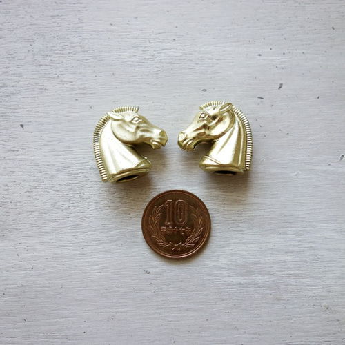 ビンテージ 真鍮製 馬二頭 【公式通販】