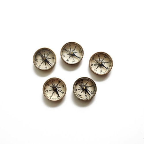 ドイツ製 1930s ミニチュア 方位磁石/コンパス 20mm (1個