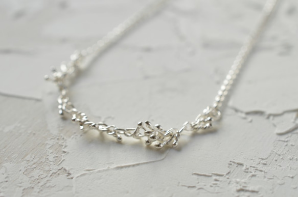 "surely" pure silver necklace 第1張的照片