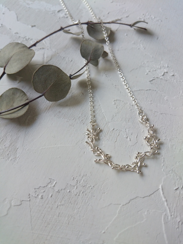 "surely" pure silver necklace 第2張的照片