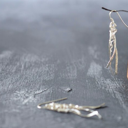 "orihime"silver pierced earrings 第1張的照片