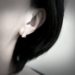 "amami" star candy silver　pierced earrings 第3張的照片