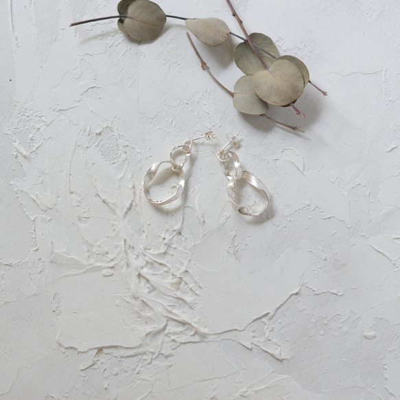 "to be continued"silver piearced earrings 第3張的照片