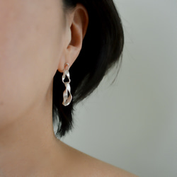 "to be continued"silver piearced earrings 第4張的照片